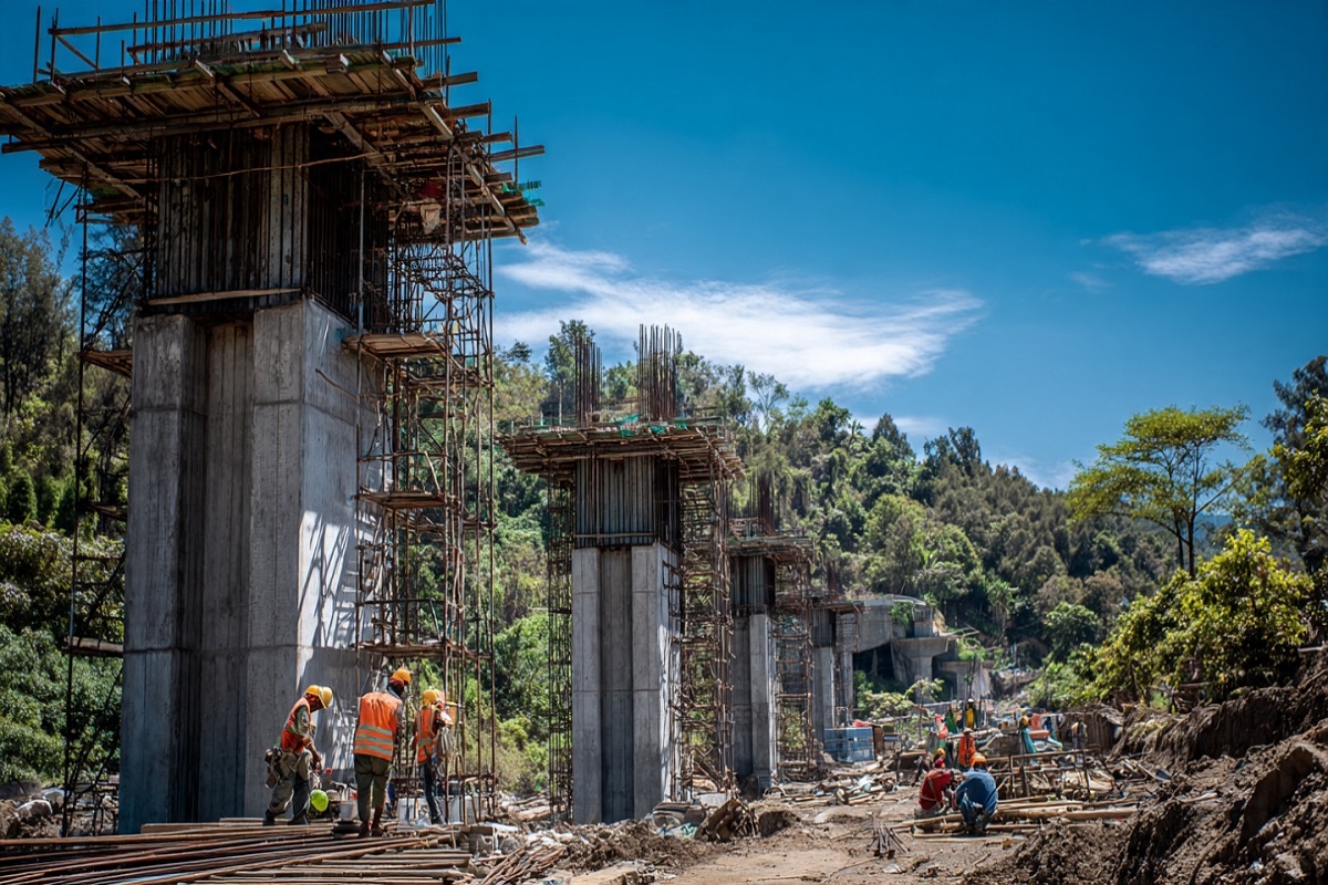 Konstruksi bangunan sipil jembatan, jalan layang, fly over, dan underpass 2026 spesialis infrastruktur transportasi armada karya semesta